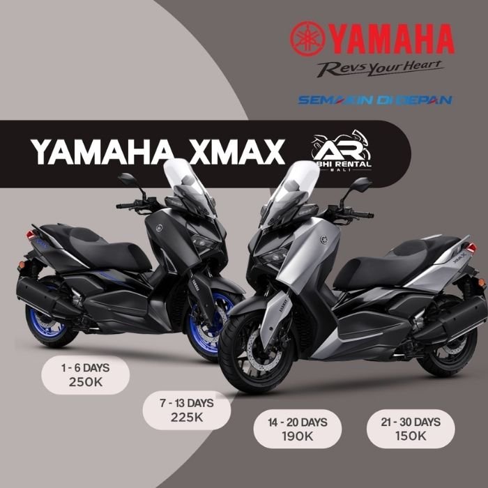 rental yamaha xmax motor bike bali