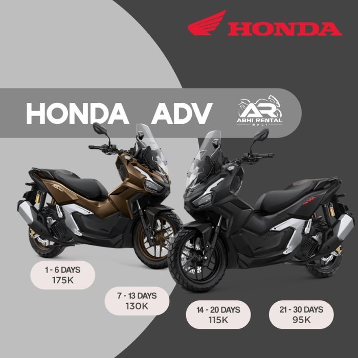 rental honda adv motor bike bali